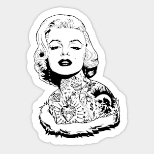 hollywood cupcake Sticker